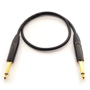 Factory Direct Oem Odm 6.3 Mono to 6.3 Mono 0.32mm^2 22AWG Guitar Cable Drum Jack to Jack Instrumental Audio Cable