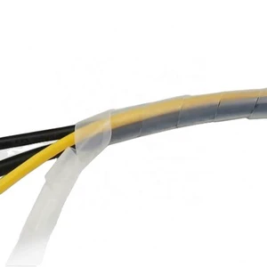 Organize Cables with High-Quality 6mm Spiral Bands - Ideal for Computer Cord Management and Flame Retardant