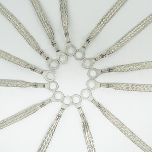 Automotive Grounding Braided Engine Harness Insulated Copper Wire Terminal Featuring PVC Nylon Rubber PTFE for Vehicle
