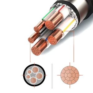 Copper Conductor YJV Low Voltage XLPE Insulated PVC Jacket Power Cable IP44 for Construction & Building