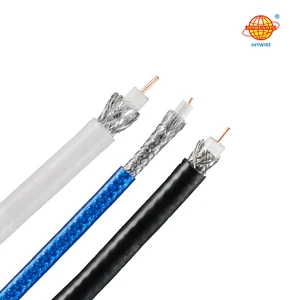 JINHUANYU Ht Industrial Buyers Coaxial Cables 1 Conductor Solid Polyethylene Insulated Aluminum Mylar Shield PVC Sheathed Copper