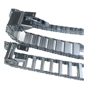 Machine Tool Cable Drag Chain Steel Aluminum Nylon Plastic Stainless Steel Wear-Resistant Flexible Chain