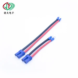 Ec5 Energy Storage Power Battery Protection Silicone Cable 10Awg Electric Vehicle Pair Plug Sleeve Wiring Harness Custom