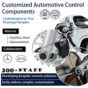 Customized Galvanized Stainless Steel Automotive Brake Control Cable Components For Manufacturing Non-Standard Products 1%