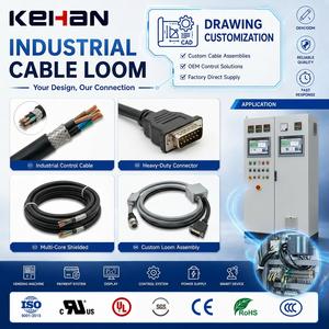 China Wiring Harness Manufacturer Customize Cable Assembly OEM Industrial Control Cable Electronic Cable Loom Assembly