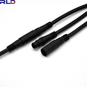 High Quality Ebike Motor Cable Adapter 1T4 1200 Cable Ebike M8 Male Female Extension Cable 7 8 Pin Mini Connector