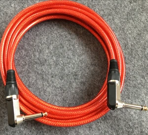 2018 New High Quality Low Noise 6.35 Mono Jack Instrument Guitar Cable