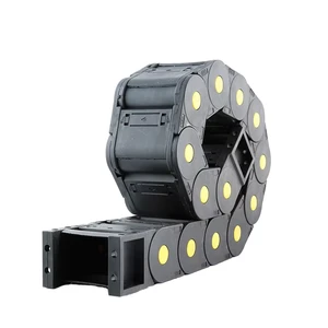35 Series Automation Equipment Plastic Cable Track Nylon High Flex Tank Chain Drag Chain for CNC Engraving Workshop