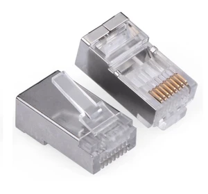 Rj45 Pass Through Connector Rj45 Connector 8p8c Connector