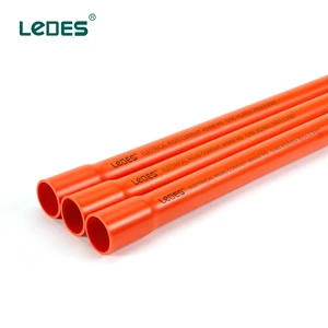 Wholesale AS/NZS 2053 Certified PVC Orange Heavy Duty UV Resistant Conduit Pipe For Electrical Wiring & Cabling