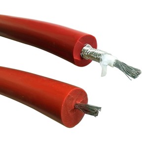 Custom High Voltage Shielding Test Cable AC/DC 20KV To 300KV Silicone Ignition Wire With Stranded Conductor Rubber Insulation