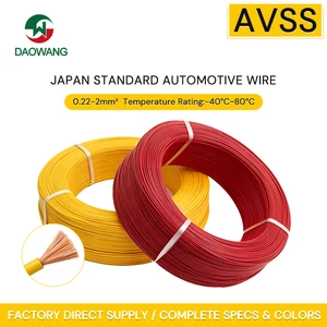 AVSS China Car Cable Automotive Wire PVC Insulated Single Core Stranded Copper RoHS Compliant Low Voltage JASO D 611/ISO 6722