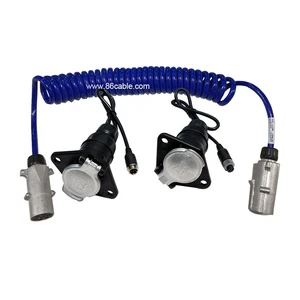 7 Pin Spring Electric Cable Spring Electronic Wire and Cables Trailer Wire