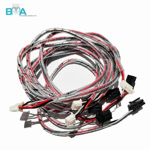Micro-Fit 3.0 to JST XH Adapter Cable 3.00mm 2*3Pin to 2.50mm 4Pin Harness 600mm With Spiral Wrap for Power Signal Link