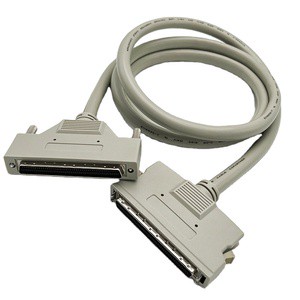 Factory Direct Sale Molded 100P/50P Twisted Shielded SCSI Wire Harness Bullet Type PVC Industry Automotive Use Customized