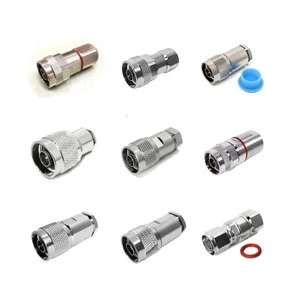 N Type Male Clamp Plug Connector for BJR400 RG8 BJR240 RG8X H155 RG11 RG217 H-155 5D FB 1/2 Sywv-50-9 RF Cable Coaxial Connector