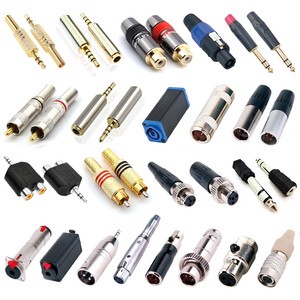 Audio Cable Stereo Mini Plug Wscrew-BK Hifi Sound Shieled Male To Female Jack 1/4 Aux Cable For Mixer Headphones
