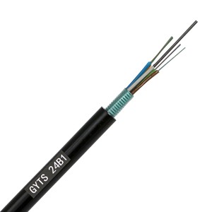 GYTS Outdoor 2-144 Core Stranded Armored SM Buried Cable Corrugated Steel Tape Fiber Optic Cable