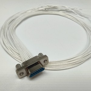 YMYS J30J Aerospace Grade Aviation Plug & Socket Connector 15-Pin 50cm Cable (Micro Rectangular D-Sub)