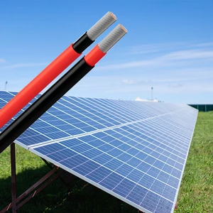 Red Black 4mm PV Solar Panel Cable 1000V DC/AC Low Voltage 1000V Copper Wire with PVC PE XLPE Insulation for Power Stations