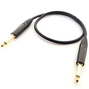 Manufacturer's Best Quality OEM ODM Braided Snap Jack Guitar Cable Jack Audio Cable 22 Awg for Instrumentation Speaker