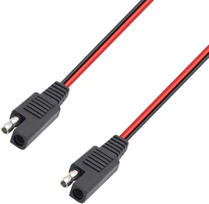 SAE Power Automotive Cable 14AWG/16AWG/18AWG 15CM/25CM 2 Pin with SAE Connector Cable Quick Disconnect Extension Cable