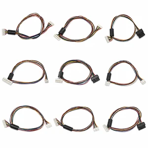 High Voltage Silicone Wire Nylon Jacket Cable Wiring Harness for Electric Furnace Computer Motorcycle High-Temp IP65 Protection