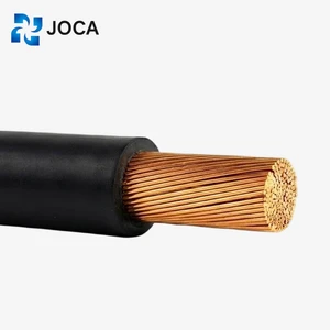 Welding Cable 16mm2 - 150mm2 IP68 Oil Flame Resist Copper Rubber Superflex Welding Machine Workshop Automotive Jumper Cable
