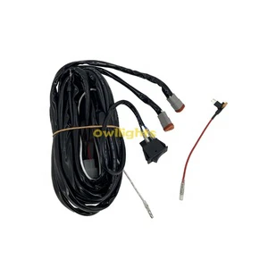 Automotive Fog Light Wire Harness 12v Fog Lamp on Off Switch Wiring Harness Kit for DRL LED Driving Light