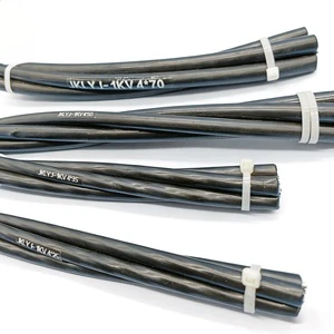Low Medium Voltage ABC Overhead Cable 0.6/1kV JKLYJ JKLGYJ Aluminum Steel Core 10-400mm2 Grid Construction Use