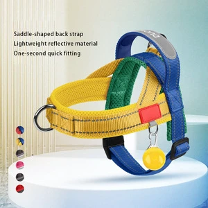 Reflective No Pull Dog Harness Heavy Duty Oxford Pet Vest Adjustable Padded Harness For Outdoor Walking Custom Logo OEM