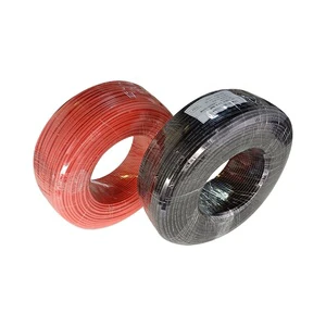 Wholesales Solar XLPO Cable High Quality PV Wire PVC 1500VDC Solar System Stranded Insulated XLPE Cable Wire Tinned Copper Red