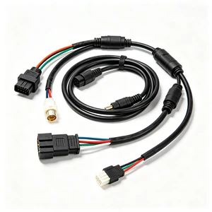 Custom Automated Injection Molding Machine Electronic Wire Harness Assembly Shielded Sensor Control Cable OEM Factory