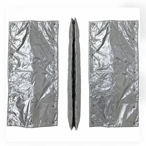 Removable Exhaust Pipe Insulation Blanket for Bus, High Temperature Fireproof Thermal Wrap with Aluminum Foil Outer Layer
