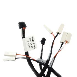 High Quality Wiring Harness 2P 4P Connector Automotive Wire Assembly Engine Cable Assembly Customized