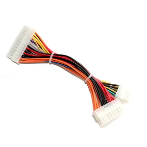 Sino-Media Automotive ISO9001 PVC Jacket Copper Core Wire Harness Adapter HRS 20/28 Pin Connector Customizable Black