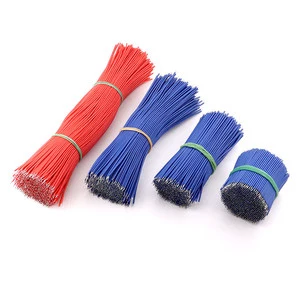 1007 Electronic Wire Wire Harness Connection Wire 26/24/22/20AWG Double Head Tin Plated 5/10/15/20/30CM