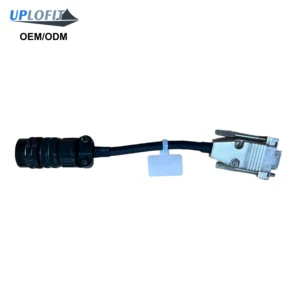 UPLOFIT 6 Inch FCU-PCCU Jumper Cable 2464 26AWG 4-Core Drag-Chain Wire Harness MS3116A-10-6S to DB9 Female Connector Electronic