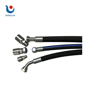 4-6 Layer Wire Braided Hydraulic Rubber Hose for Oil & Fuel Transfer - Corrosion Resistant