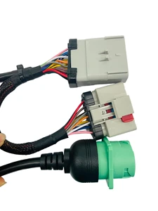 Linkyou RP1226 Automotive J1939 Extension Splitter Y Cable Male Female PVC Insulation Copper Conductor 12V Wiring Harness