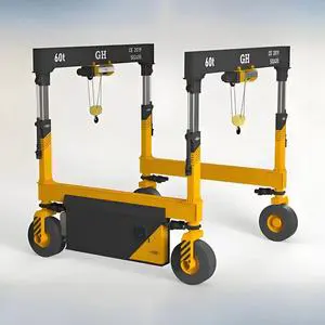 New Electric Pneumatic 30 Ton Mini Mast Rubber Tire Wire Rope Hoist Lever Hand Chain Metal IP66 Protection Remote Control