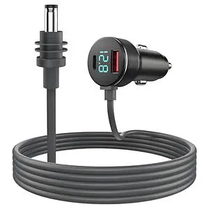 2026 New Starlink Mini IP67 Waterproof Power Cable Digital Voltage Meter 12V-24V DC 35W USB-C/30W USB-A for RV/Camping/Trucks