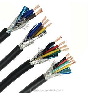 Multi-core Shielded PVC Cable RVVP 0.5mm 1.0mm 3-10 Core Anti-interference Control Signal Cable 100m