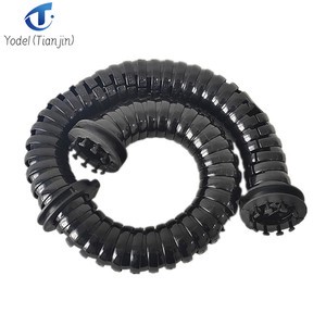 Wonderful Operation 360 Degree Rotation Flexible Robot Cable Protect Sheath Nylon Drag Chain Carrier