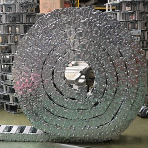 New Flexible Steel Cable Drag Chains Metal/Steel and Aluminum Energy Hose Wires Drag Tracks Cable Chain for Automation Equipment