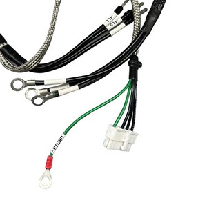 High Performance Copper Core Silica Gel Rubber Insulated PVC Jacketed Harness High Temp Resistant 1m 600V Auto Sensor