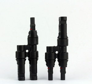 Waterproof 2 to 1 Solar PV Power MC T3 Branch Male Female Connector for Parallel Connection Between Cable Panneau Solaire