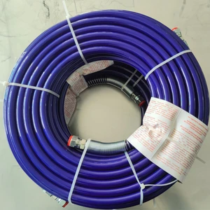 Durable Black Synthetic Rubber Braided Oil Hose 2SN Flexible 13mm 10000psi Pressure Industrial Steel Wire Cutting Line