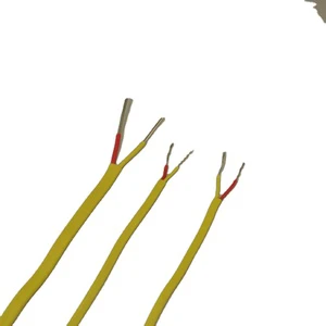 High Temperature Stranded Thermocouple Wire Thermocouple Extension Wire Double Shielding Fiberglass Class a Industrial Use