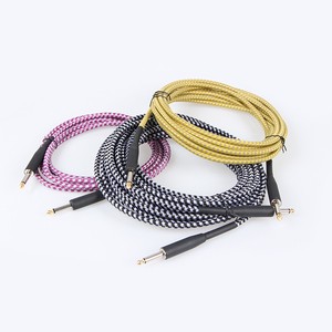 XA-06 Hot Sale 20ft Colorful Guitar Cable AMP Cord for Electric Guitar Bass